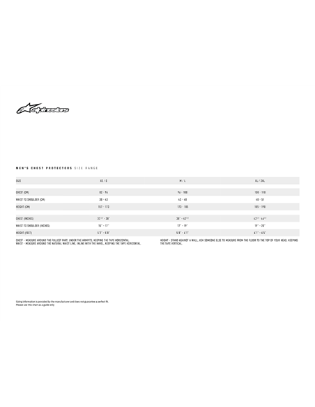 Peto motocross Protector A-6 Xl/2Xl Alpinestars 67000221036XL2X