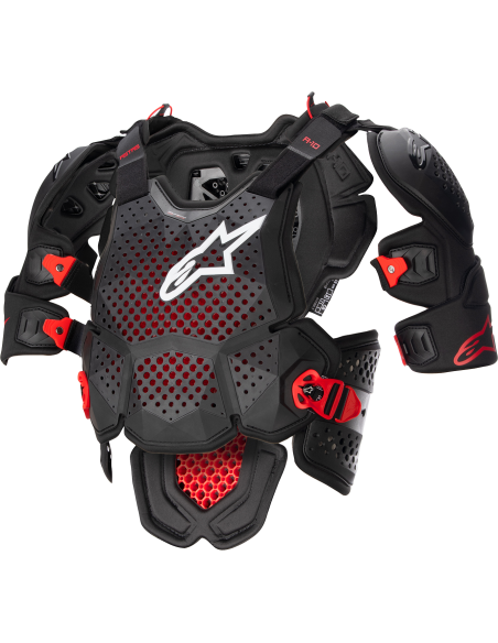 Peitoral A10 V2 B/R Xs-S Alpinestars 6700523-1431-XS