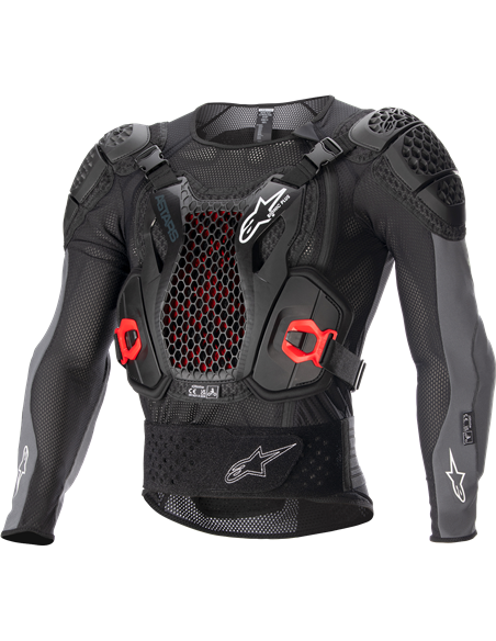 Veste plastron motocross Bio Plus V2 B/R Xl Alpinestars 6506723-1036-XL