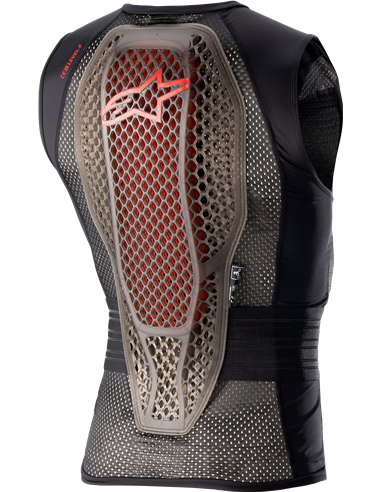 Gilet Nuc Flx Pro Bk/Rd M (Protection Dorsale) Alpinestars 6508123-009-M