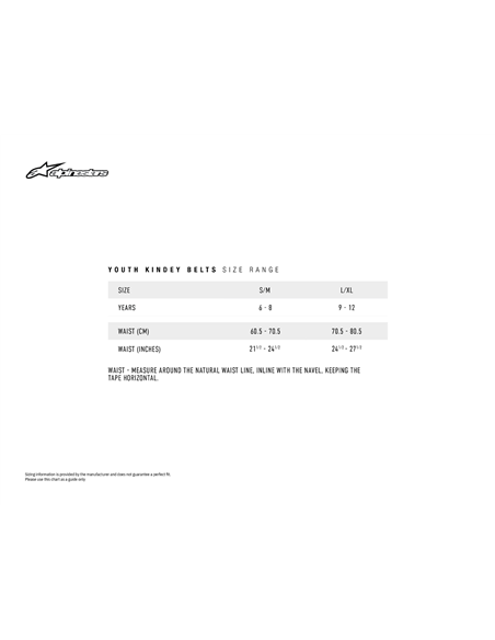 Belt Yth Sequence B/R Lxl Alpinestars 6544619-10-Lxl