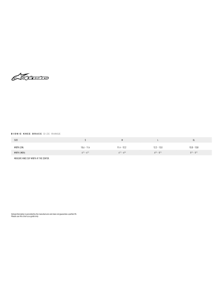 Guard Knee Bio+ S/M Alpinestars 6506219-10-Sm