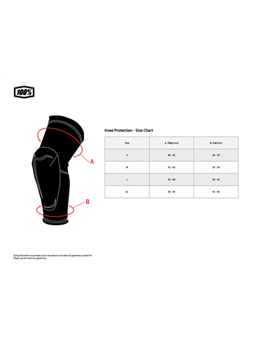 Rodilleras Ridecamp 100% MTB 70001-00005 S