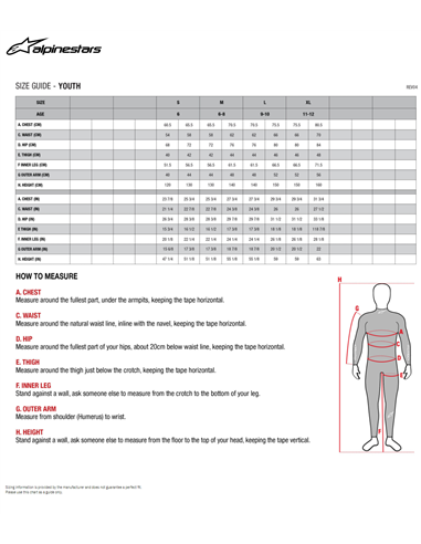 Conjunt De Genolera Yth B/R 5S Alpinestars 6540520-13