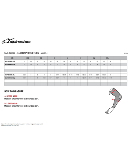 Colzeres Bionic Flex Elbow S / M Alpinestars 6.505.221-13-S / M
