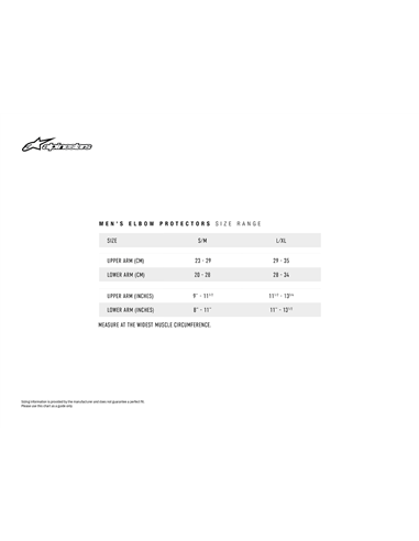 Coudières Bionic Flex Elbow L / Xl Alpinestars 6505221-13-L / Xl