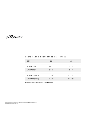 Grd Bio Flex Elbow L/Xl Alpinestars 6505221-13-L/Xl