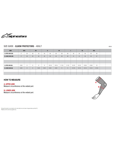 Coderas Bionic Flex Elbow L/Xl Alpinestars 6505221-13-L/Xl