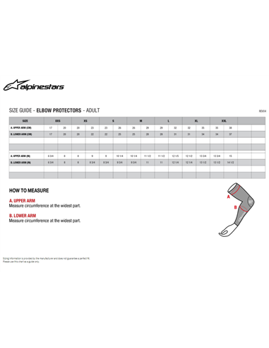 Guard Elbow Pgon + Blk Xl (Arm Protection) Alpinestars 1652519-10XL