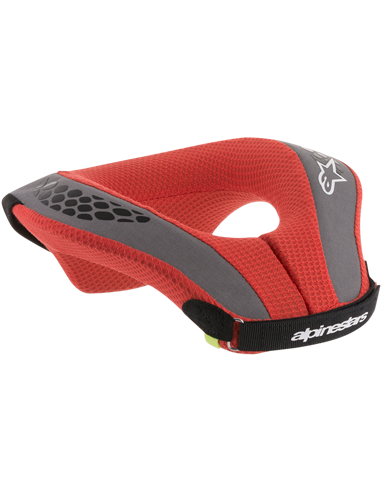 Sequence Kid's Neck Trim Rouge / Noir S / M Alpinestars 6741018-13-Sm