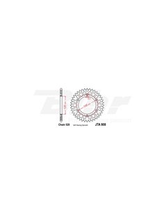 Corona JT 808 de aluminio con 50 dientes