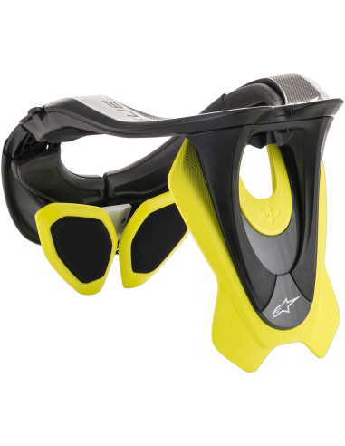 Colar de proteção BNS Tech-2 preto / amarelo Xs / S / M Alpinestars 6500019-155-Xsm