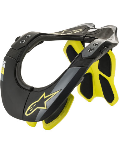 Collier de protection BNS Tech-2 Noir / Jaune L / Xl Alpinestars 6500019-155-Lxl