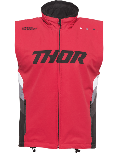 Armilla Thor-MX 2022 Warmup vermell/negre S 2830-0589