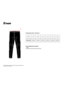 Pantalon Terrain Otb Bk/Ch 30 THOR-MX 2023 2901-10441