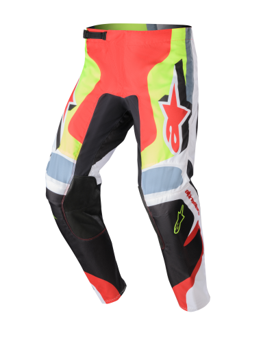 Pantalon motocross F-Agent Rouge/Yl 40 Alpinestars 3722223-1125-40