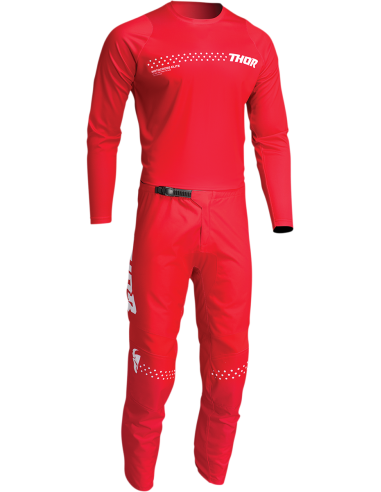 Calças motocros Thor-MX 2022 Sector Minimal vermelho 28 2901-9305