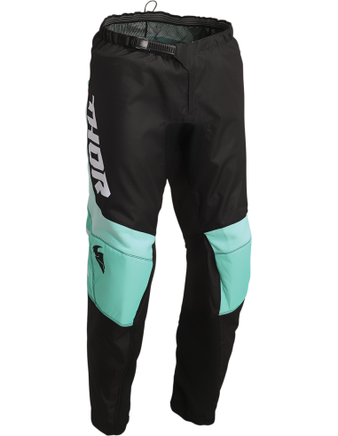 Pantalon de motocross Thor-MX 2022 Sector Chevron noir/mint 40 2901-9344