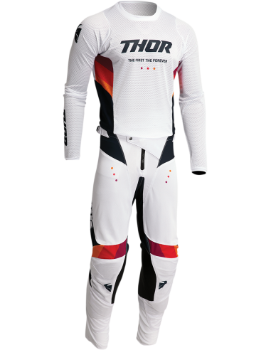 Pantalon de motocross Thor-MX 2022 Pulse Air blanc Midnight 40 2901-9441