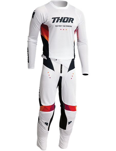 Pantalon de motocross Thor-MX 2022 Pulse Air blanc Midnight 40 2901-9441