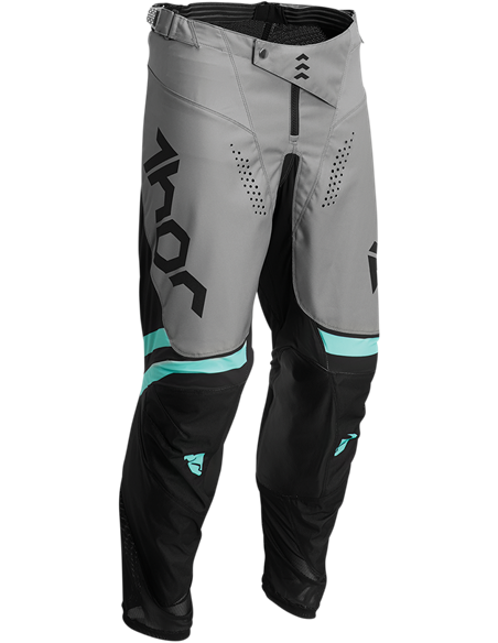 Pantalon de motocross Thor-MX 2022 Cube negre/mint 40 2901-9477