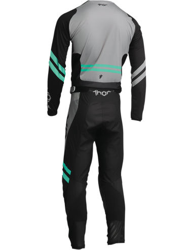 Pantalons motocròs Thor-MX 2022 Cube negre/mint 40 2901-9477