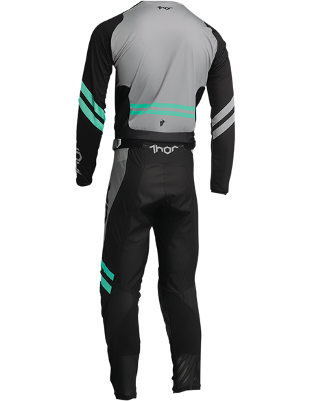 Pantalón motocross Thor-MX 2022 Cube negro/mint 40 2901-9477