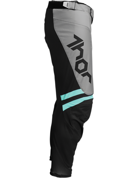 Pantalón motocross Thor-MX 2022 Cube negro/mint 40 2901-9477