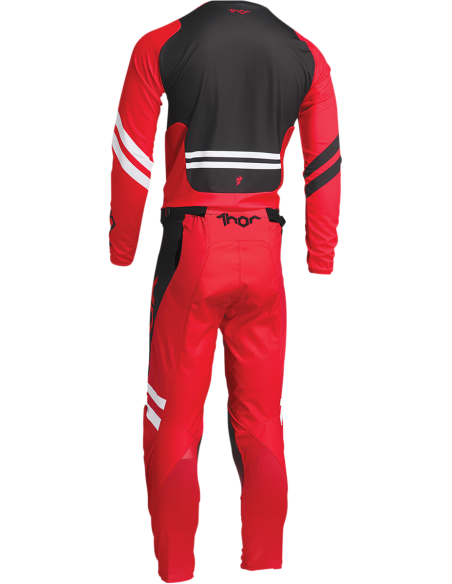 Calças de motocross Thor-MX 2022 Cube vermelho/branco 40 2901-9495