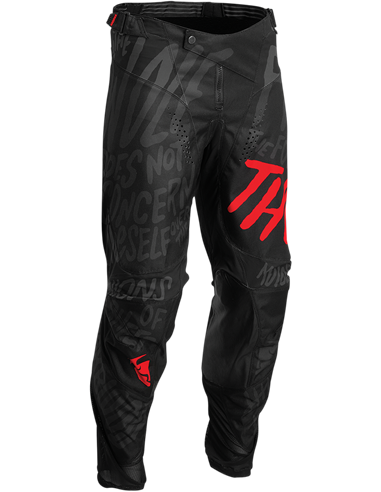 Pantalon motocross Thor-MX 2022 Pulse Counting Sheep noir/rouge 40 2901-9504