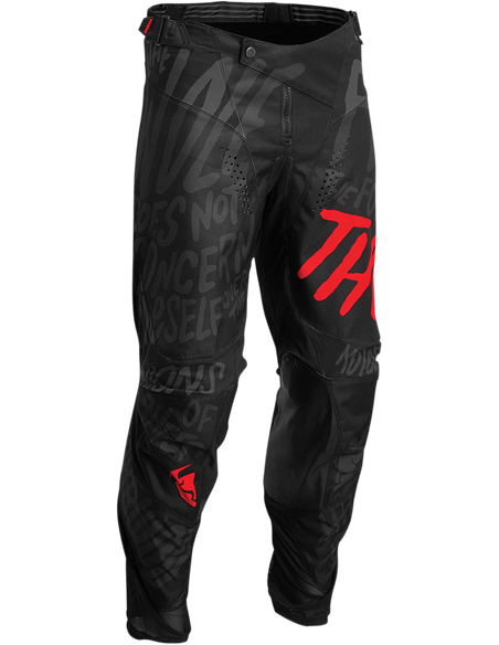 Pantalons motocròs Thor-MX 2022 Pulse Counting Sheep negre/vermell 40 2901-9504