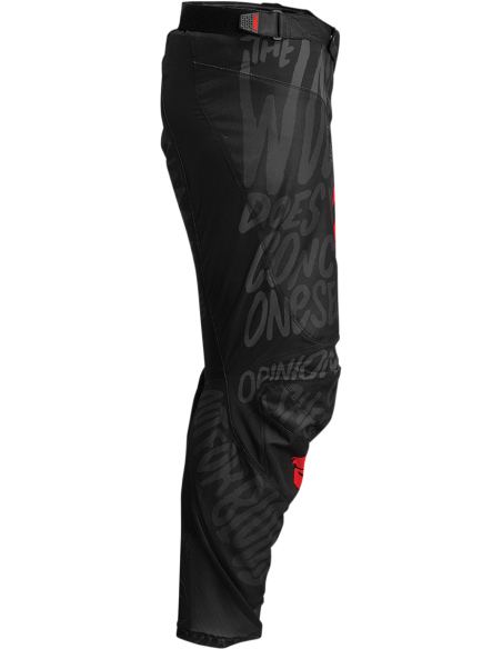 Pantalon motocross Thor-MX 2022 Pulse Counting Sheep noir/rouge 40 2901-9504