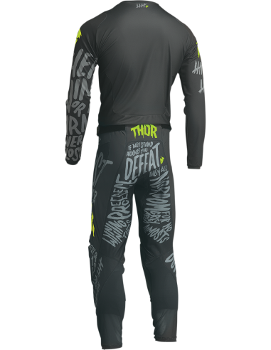 Calças de motocross Thor-MX 2022 Pulse Counting Sheep Charcoal/Acid 40 2901-9513