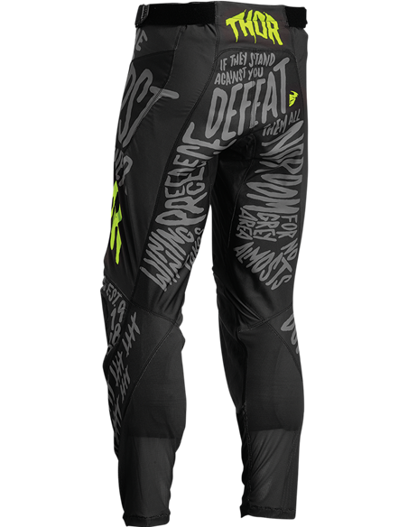 Pantalon motocross Thor-MX 2022 Pulse Counting Sheep Charcoal/Acid 40 2901-9513