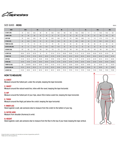 Pantaló motocross curt Bionic Pro B/Rm Alpinestars 6507523-13-M