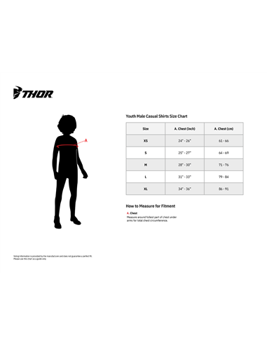 Tee Yth Thor Tech Ch Md THOR-MX 2023 3032-3589