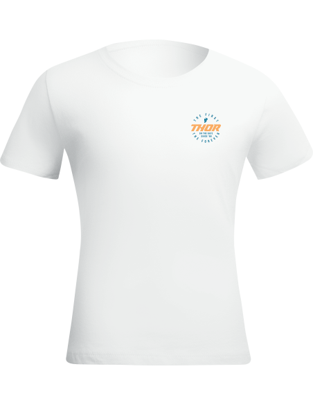 T-Shirt Girls Stadium Blanc Sm THOR-MX 2023 3032-3643