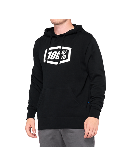 100 % CNaranjapo Pullover Hoody Black Small 36007-001-10