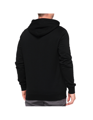 Sudadera 100 % Official Full-Zip negro Large 36005-001-12