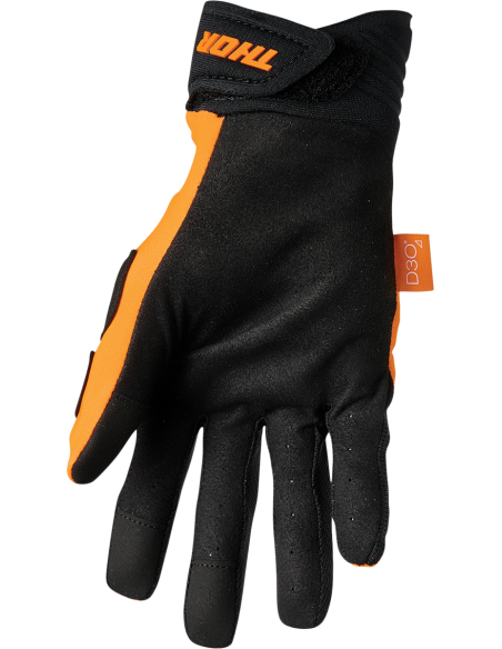 Gants moto cross Thor-MX 2022 Rebound orange fluor/noir XS 3330-6728