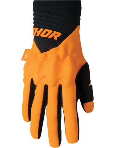 Gants moto cross Thor-MX 2022 Rebound orange fluor/noir XS 3330-6728