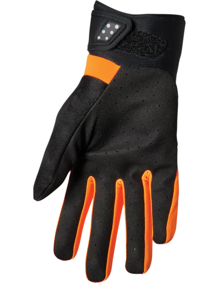 Luvas motocross Thor-MX 2022 Spectrum Cold laranja/preto XS 3330-6746