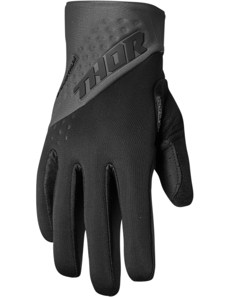 Gants moto cross Thor-MX 2022 Spectrum Cold noir/charcoal XS 3330-6752