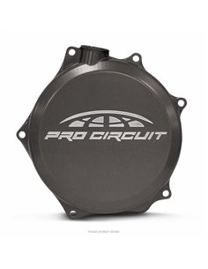 Pro Circuit clutch cover for Suzuki RM-Z450: aluminum, black