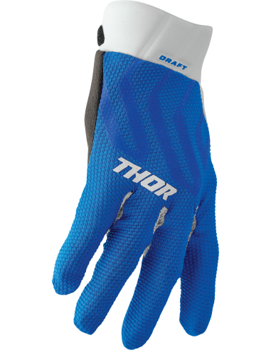 Luvas motocross Thor-MX 2022 Draft azul/branco XS 3330-6794