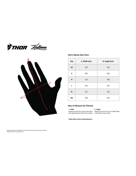 GLOVE Thor-MX 2022 SPECTRUM BLACK 2X 3330-6823