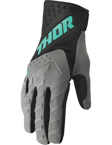 Luvas motocross Thor-MX 2022 Spectrum cinza/preto/mint XS 3330-6825