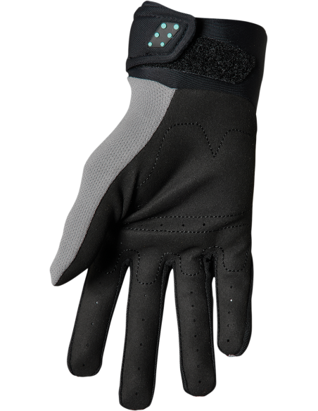 Gants moto cross Thor-MX 2022 Spectrum gris/noir/mint XS 3330-6825
