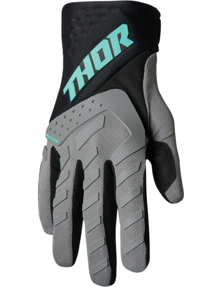 Guants motocross Thor-MX 2022 Spectrum gris/negre/mint XXL 3330-6830