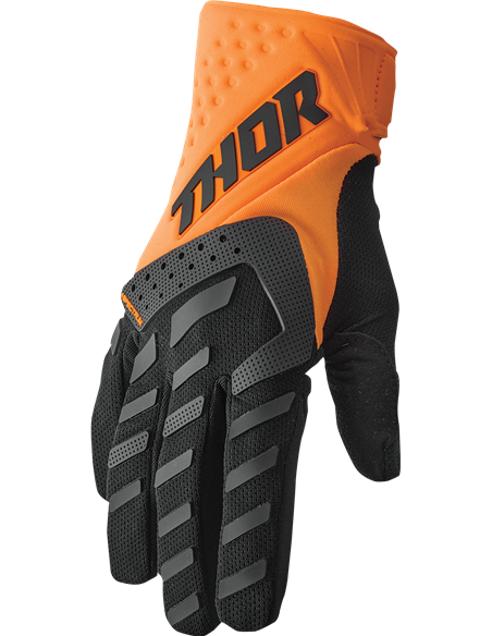Gants moto cross Thor-MX 2022 Spectrum orange/noir XS 3330-6843